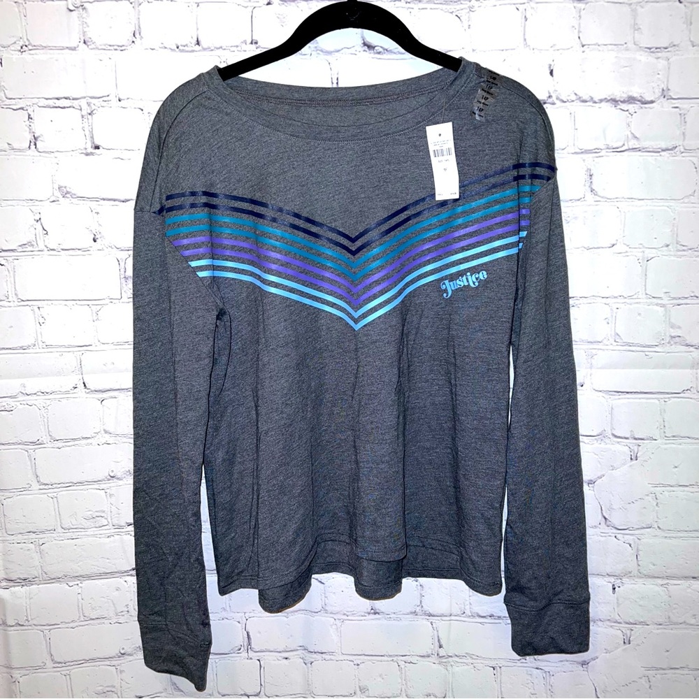 Justice NWT Long Sleeve T-Shirt 14/16 Plus
